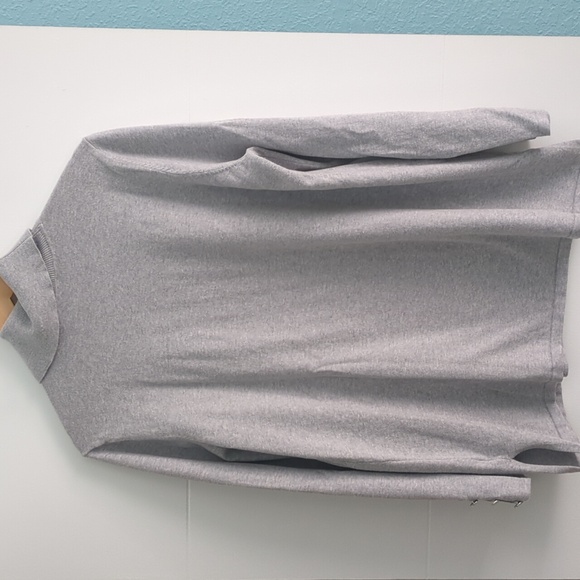 Soft Surroundings Deidre Light Gray Turtleneck Sweater Pullover Sz L - Picture 10 of 10
